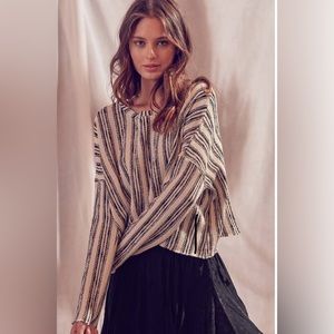 Storia Long Sleeve Shirt | Size Small | Women’s | Striped